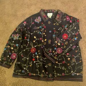 The Quacker Factory Beaded and embroidered jacket